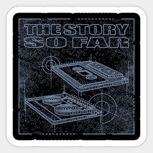 The Story So Far Technical Drawing Sticker